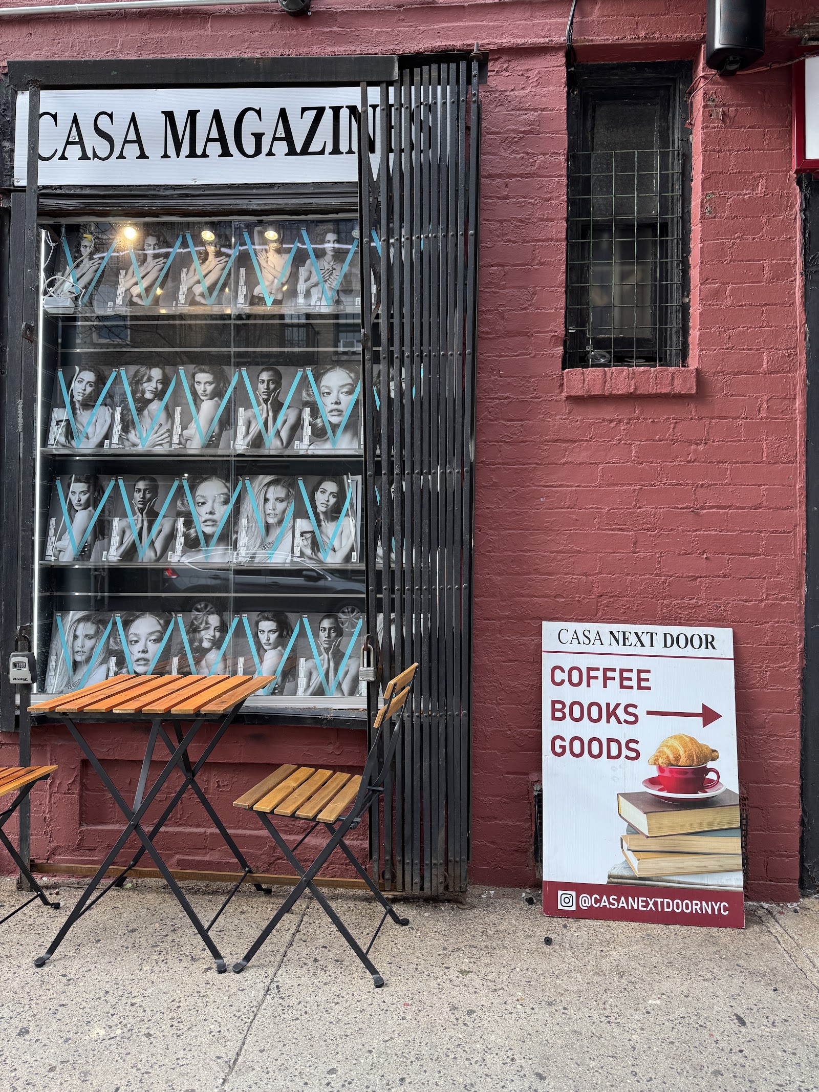 Lowkey Spots visual for CASA NEXT DOOR, a Cafe / Bakery in West Village.