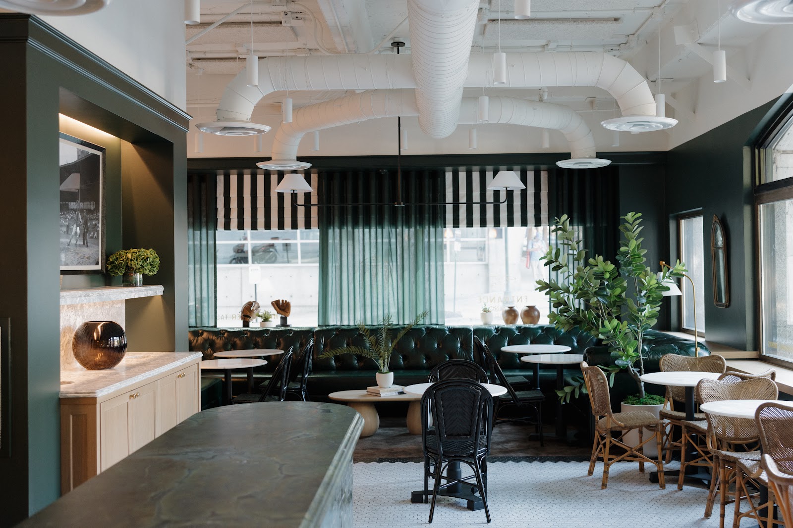 Lowkey Spots visual for Spiller Park Coffee, a Coffee shop in Multiple Atlanta locations; frame looked like Midtown / Historic Hotel Row...