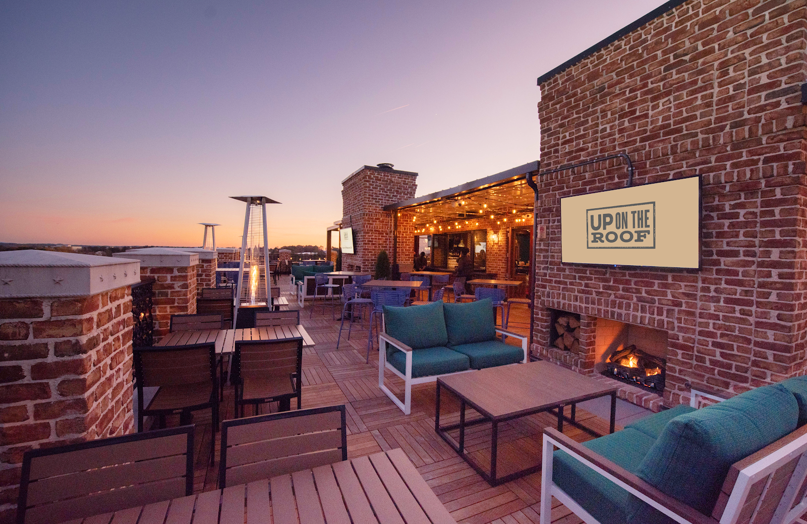 Lowkey Spots visual for UP on the Roof Alpharetta, a Brunch / Rooftop restaurant in Downtown Alpharetta.