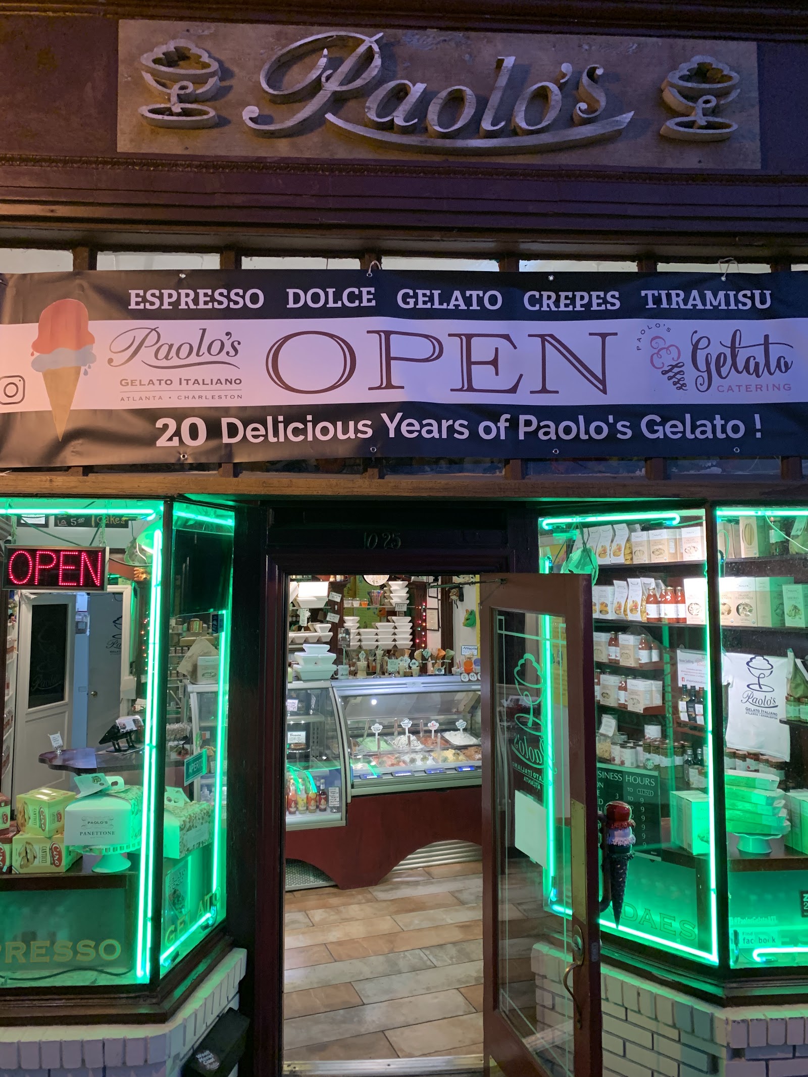 Lowkey Spots visual for Paolo's Gelato Italiano, a Gelato / dessert shop in Virginia-Highland, Atlanta.